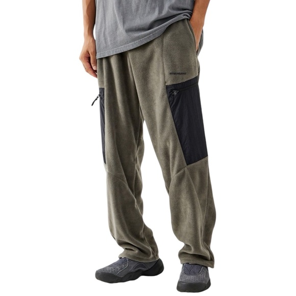 iets frans UO Urban Outfitters If Mixed Media Panelled fleece